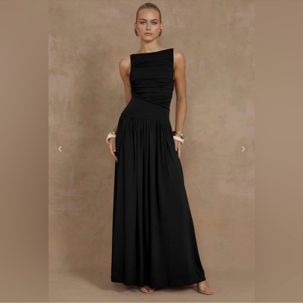 Runaway the Label Black Nalla Maxi Dress